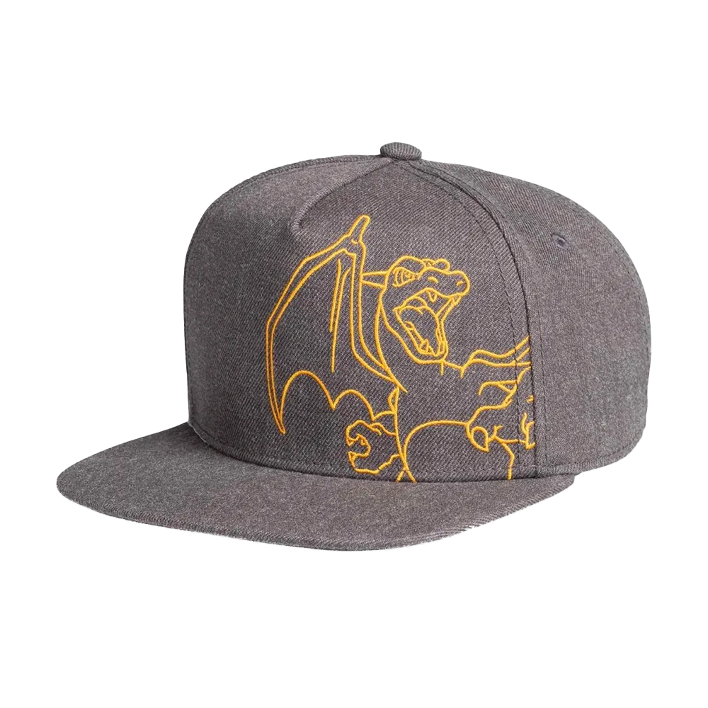 Charizard Charcoal Flat-Bill Hat