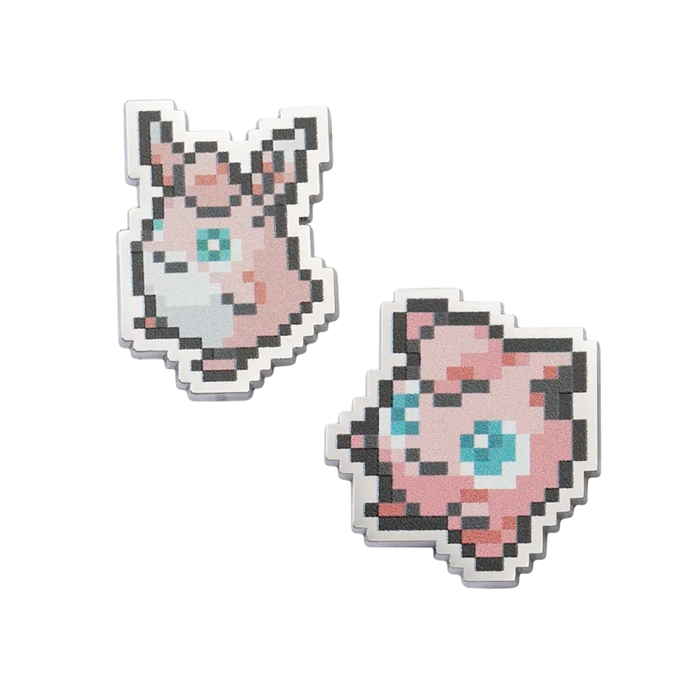 Pokémon Pixel Pins (2-Pack) - Jigglypuff & Wigglytuff