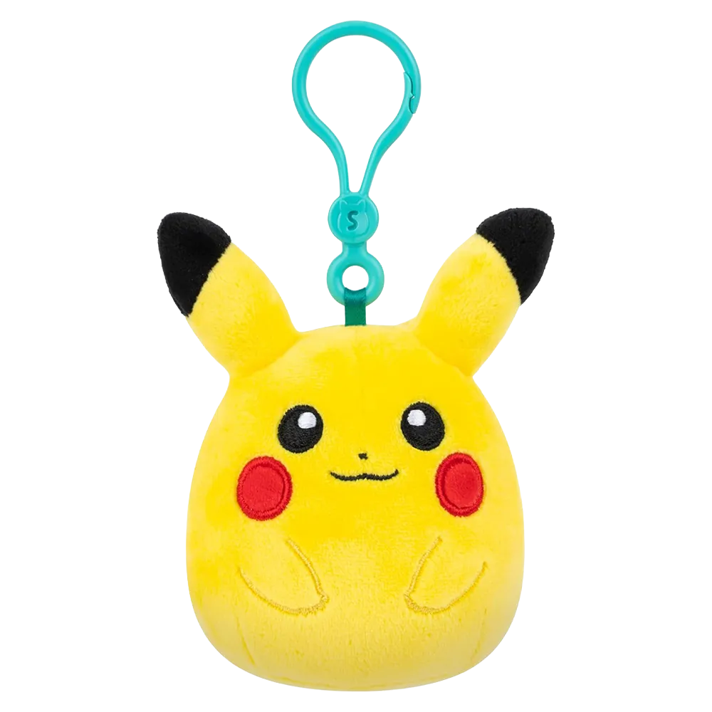 Squishmallows Plush Clip - Pikachu