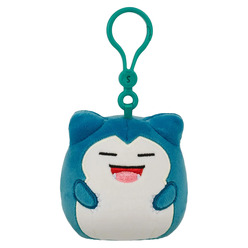 Squishmallows Plush Clip - Snorlax