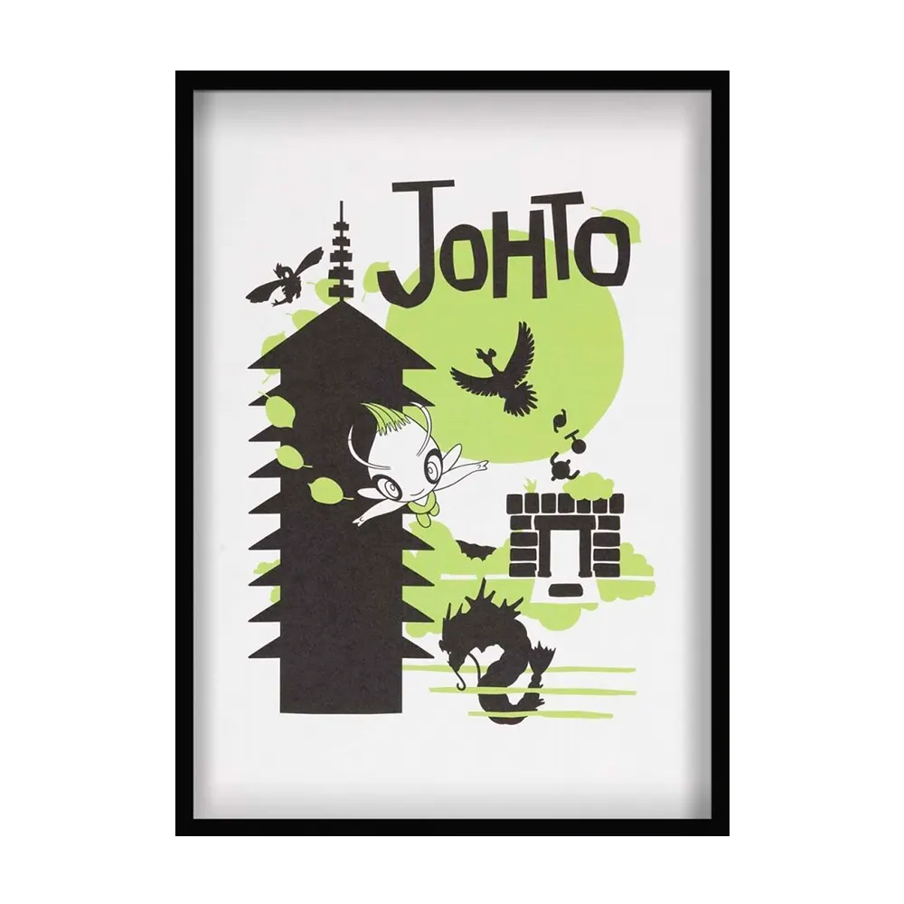 Pokémon Region Tour Poster - Johto