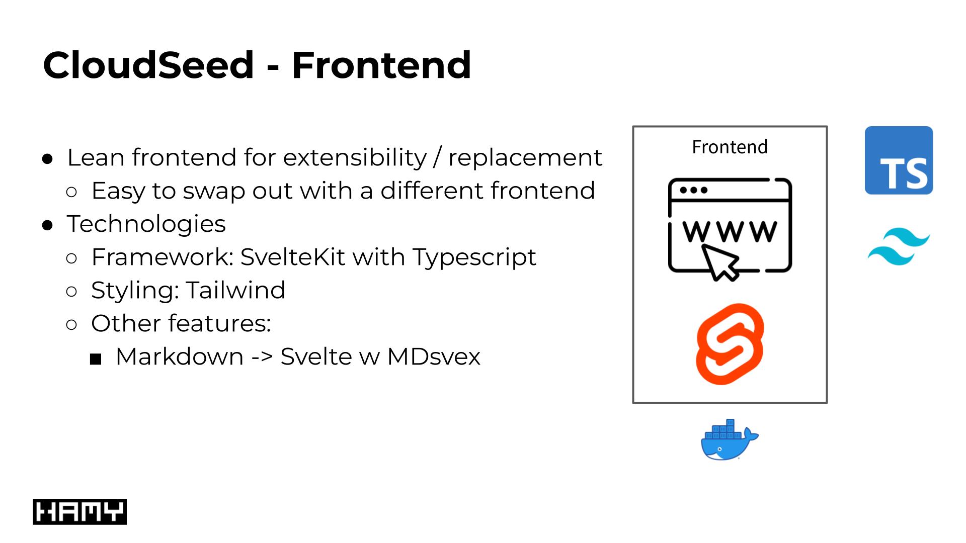 CloudSeed - Frontend Technologies