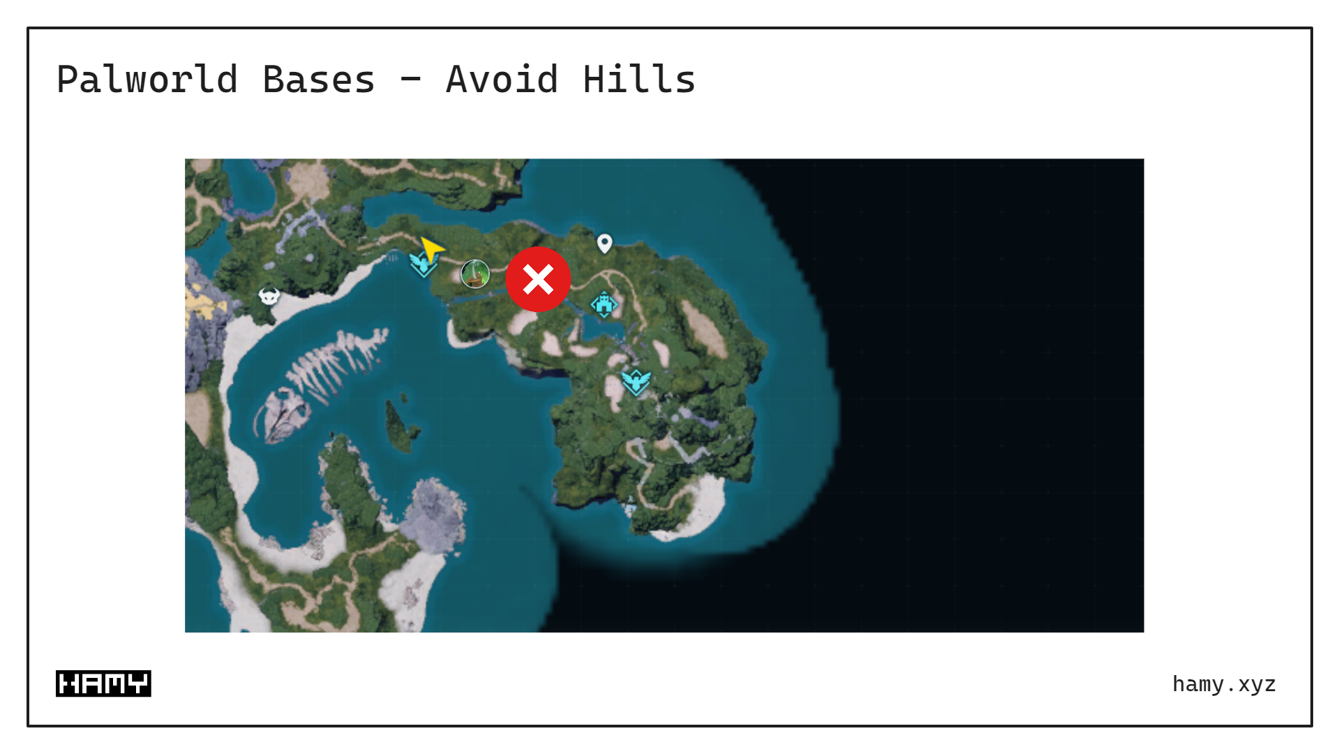 Palworld Bases - Avoid Hills