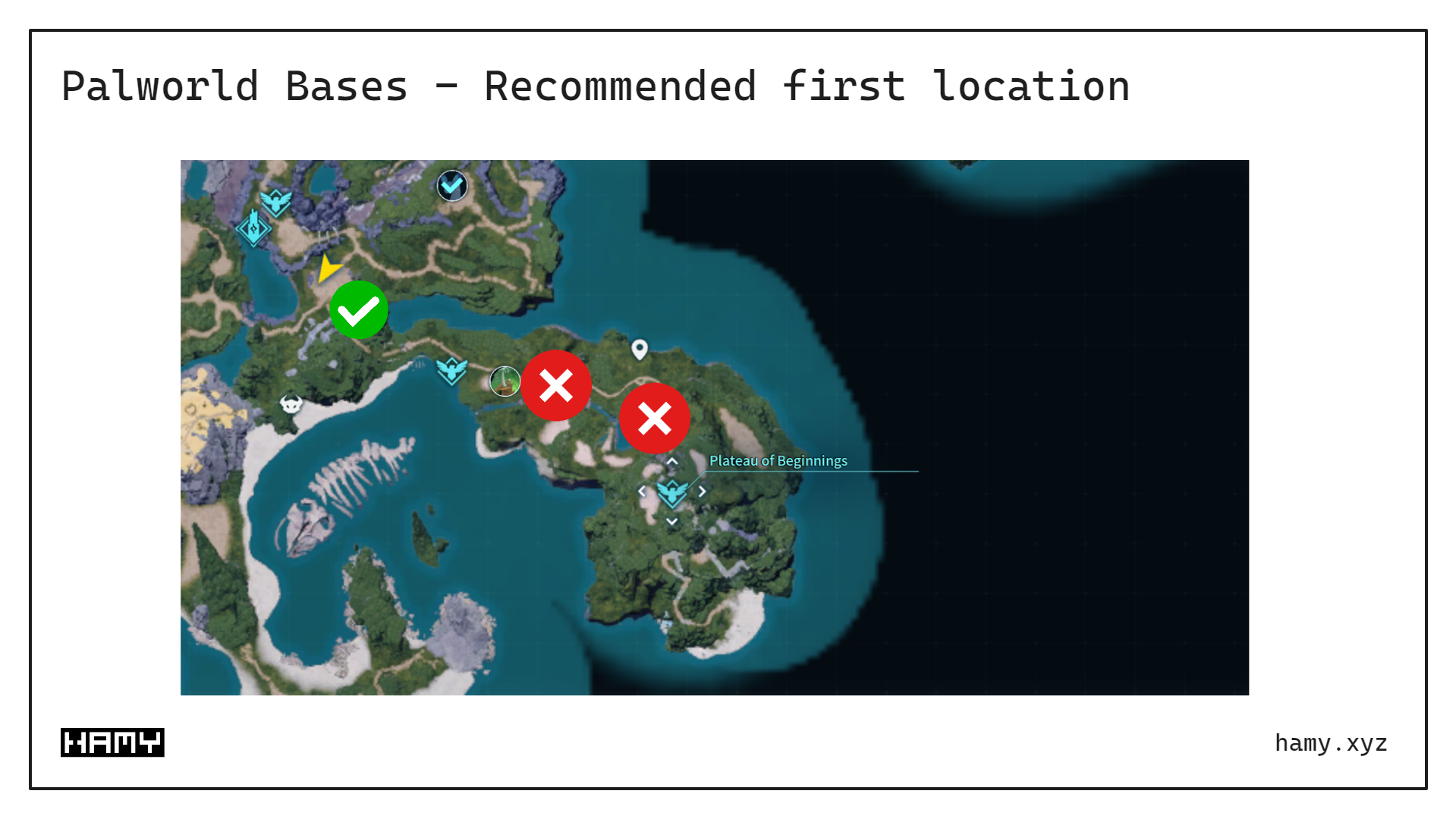 Palworld Bases - Recommended first location