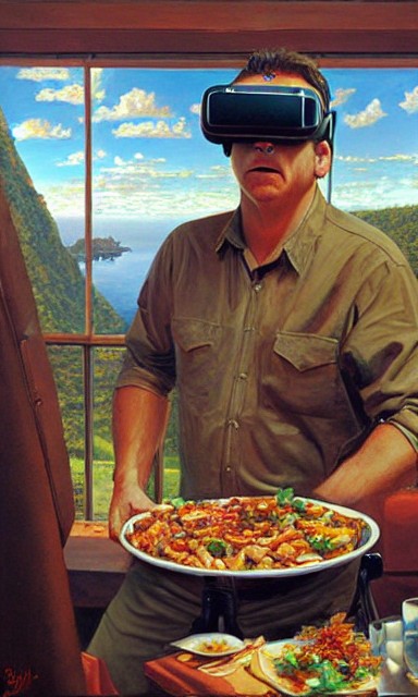 feasting in virtual reality