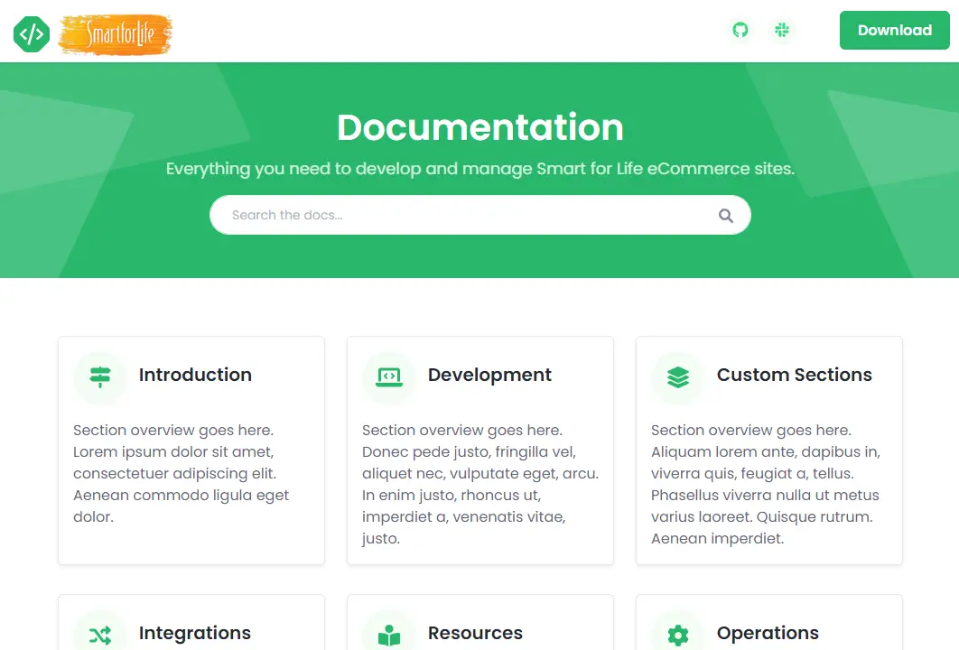 SFL Website Documentation