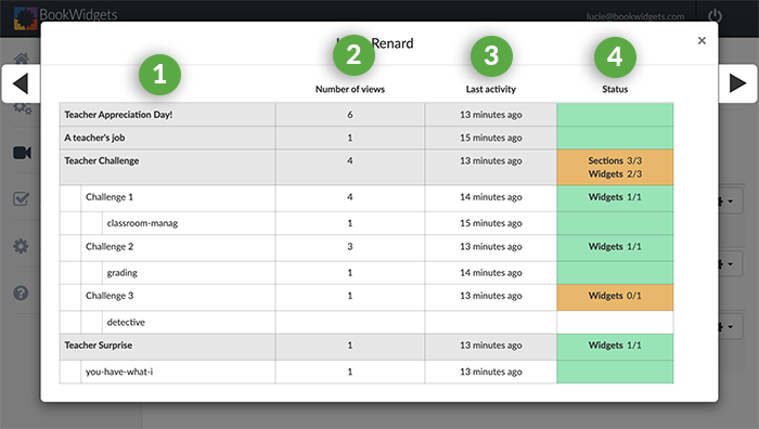 WebQuest widget - Live widgets dashboard bookwidgets