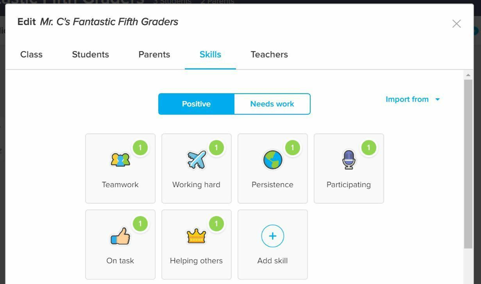 Gamification in education with Classdojo