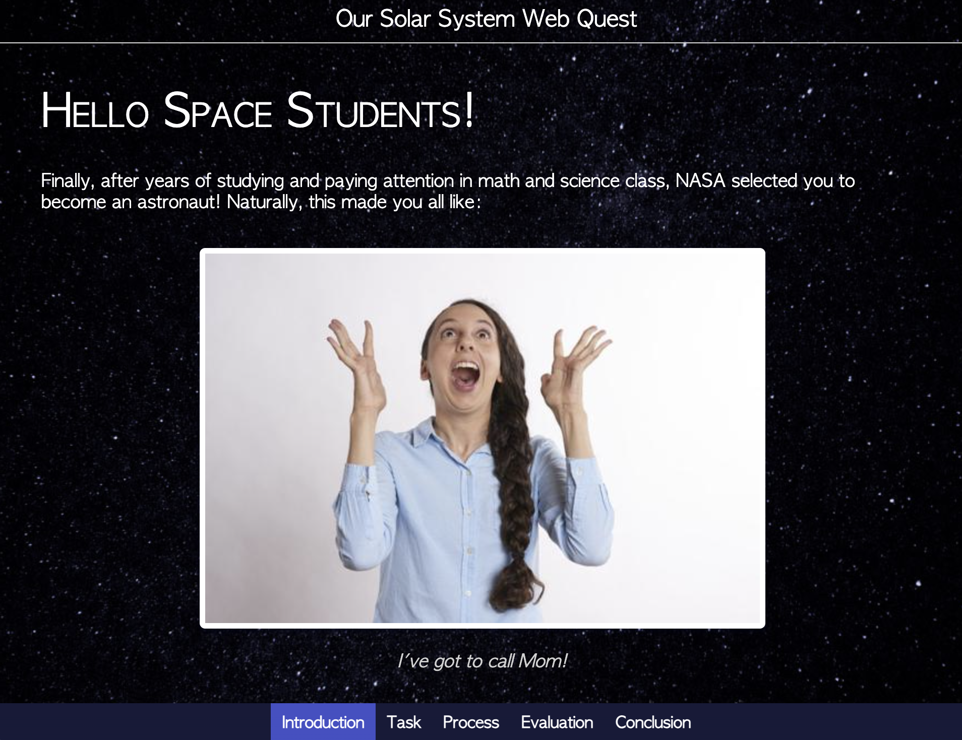 Space WebQuest