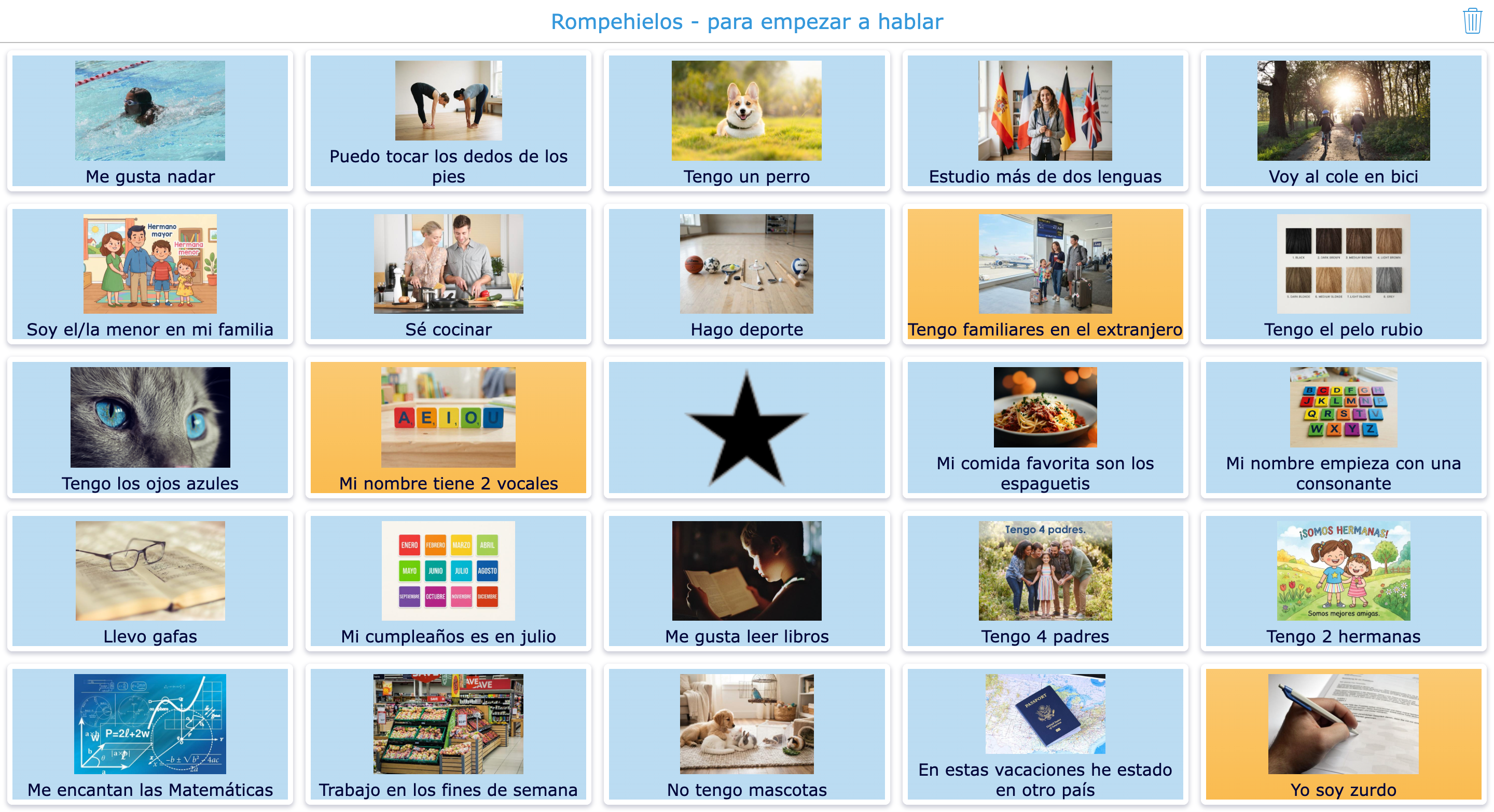 A Fun Bingo Card Activity to Get Students Comfortable With Spanish