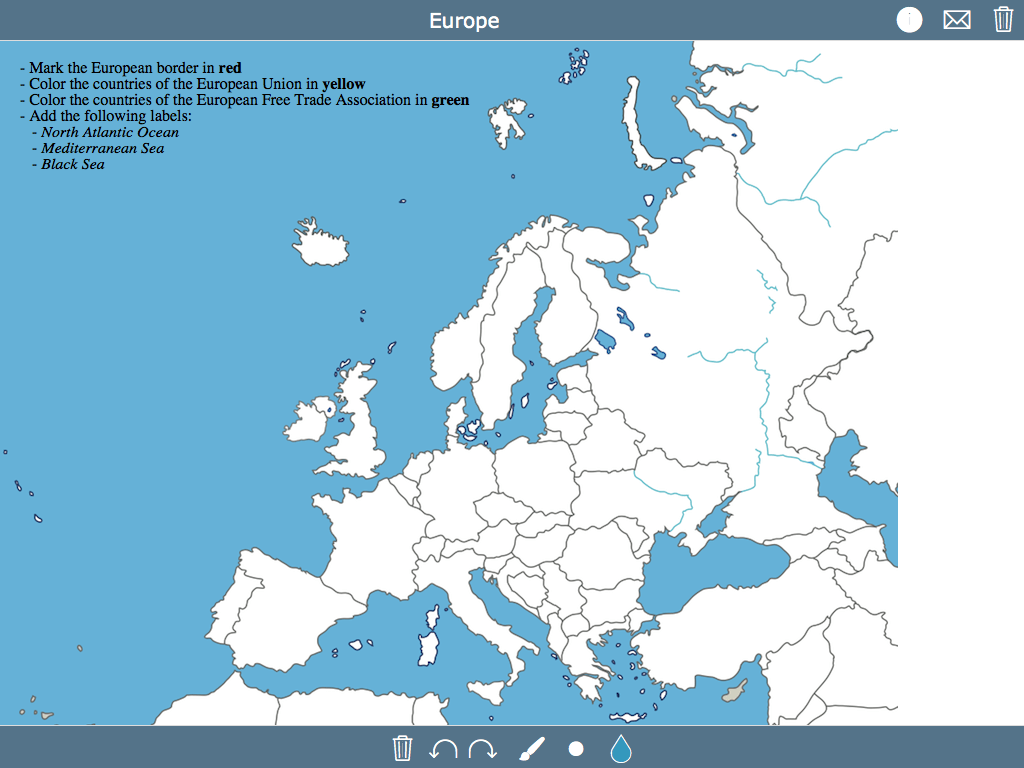 Europe Whiteboard