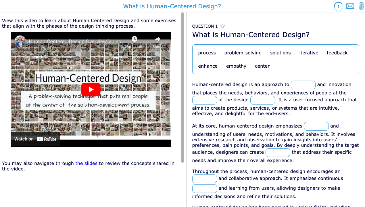 Human Centered Design