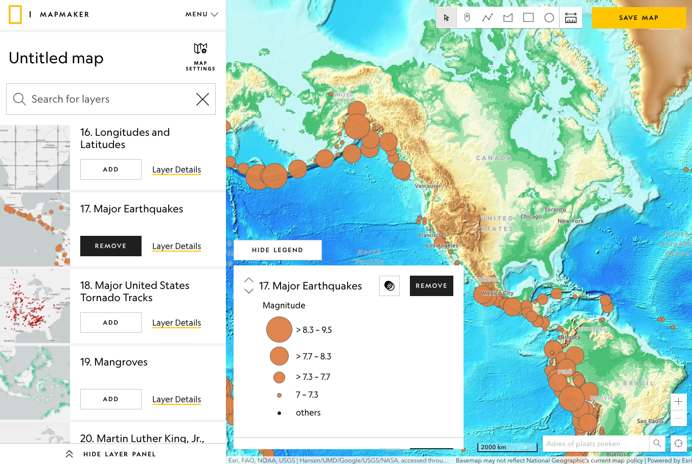 ICT in geography classes lesson ideas - Interactive Map Maker