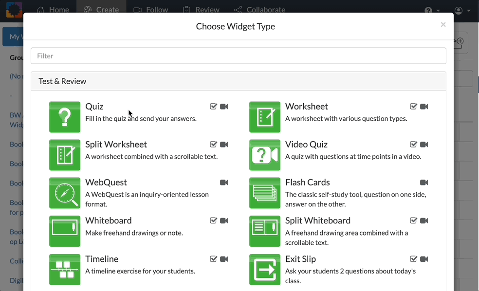 Creating Multiple Choice questions with the AI prototype