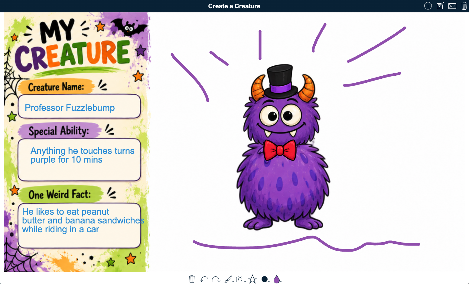 Create Your Own Creature for Halloween