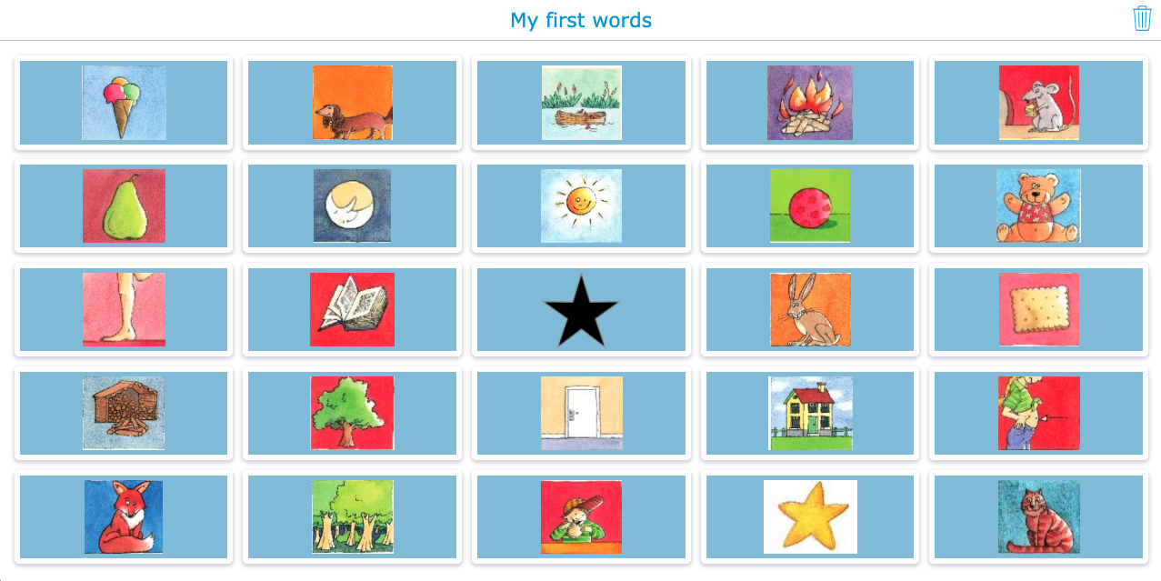 Sight words bingo