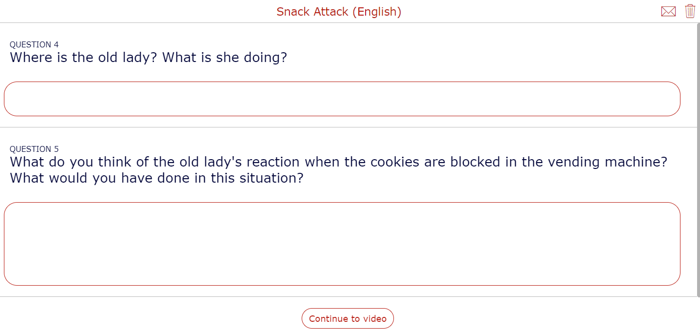 Short films - Snack attack - English lesson about stereotypes