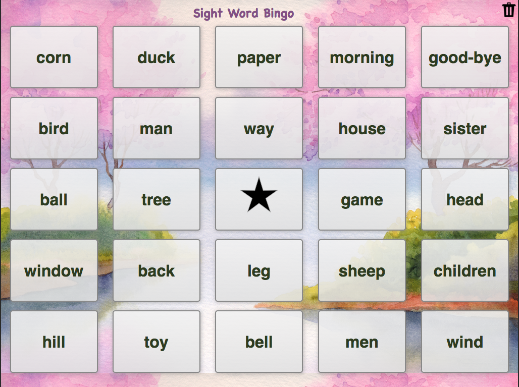 Игра язык музыки. Sight Words Bingo. Bingo Vocabulary game. Was were Bingo game. Игра Бинго посуда на английском.