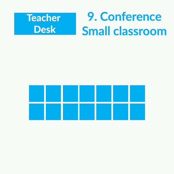 Classroom seating arrangements - Conference S