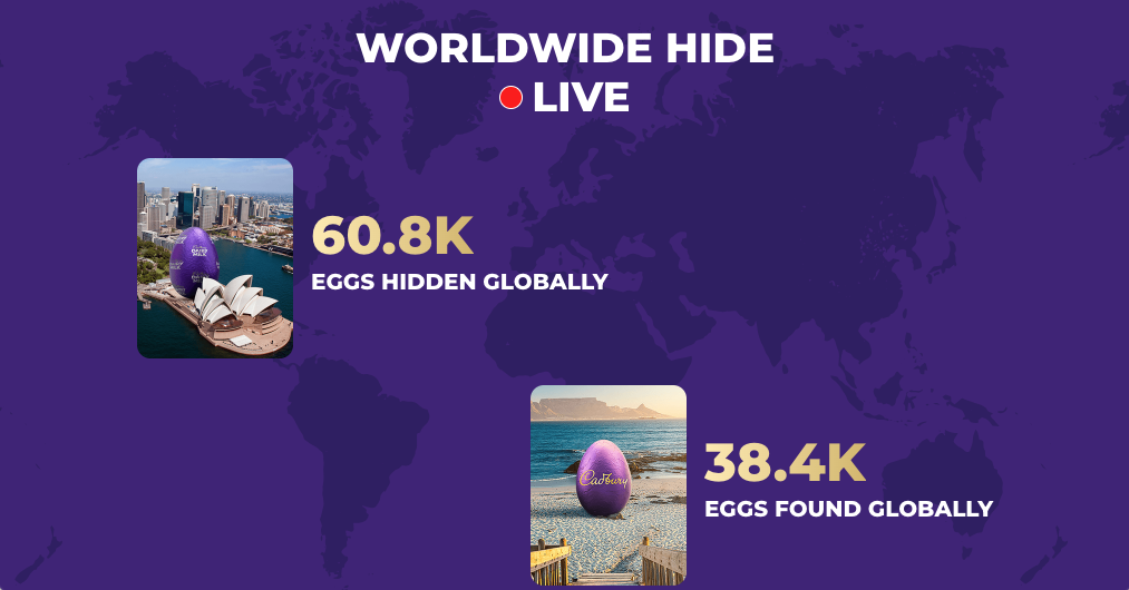 Virtual egg hunt - easter