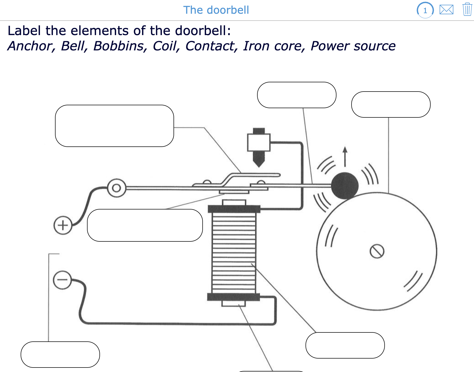 STEM physics digital activity - The doorbell