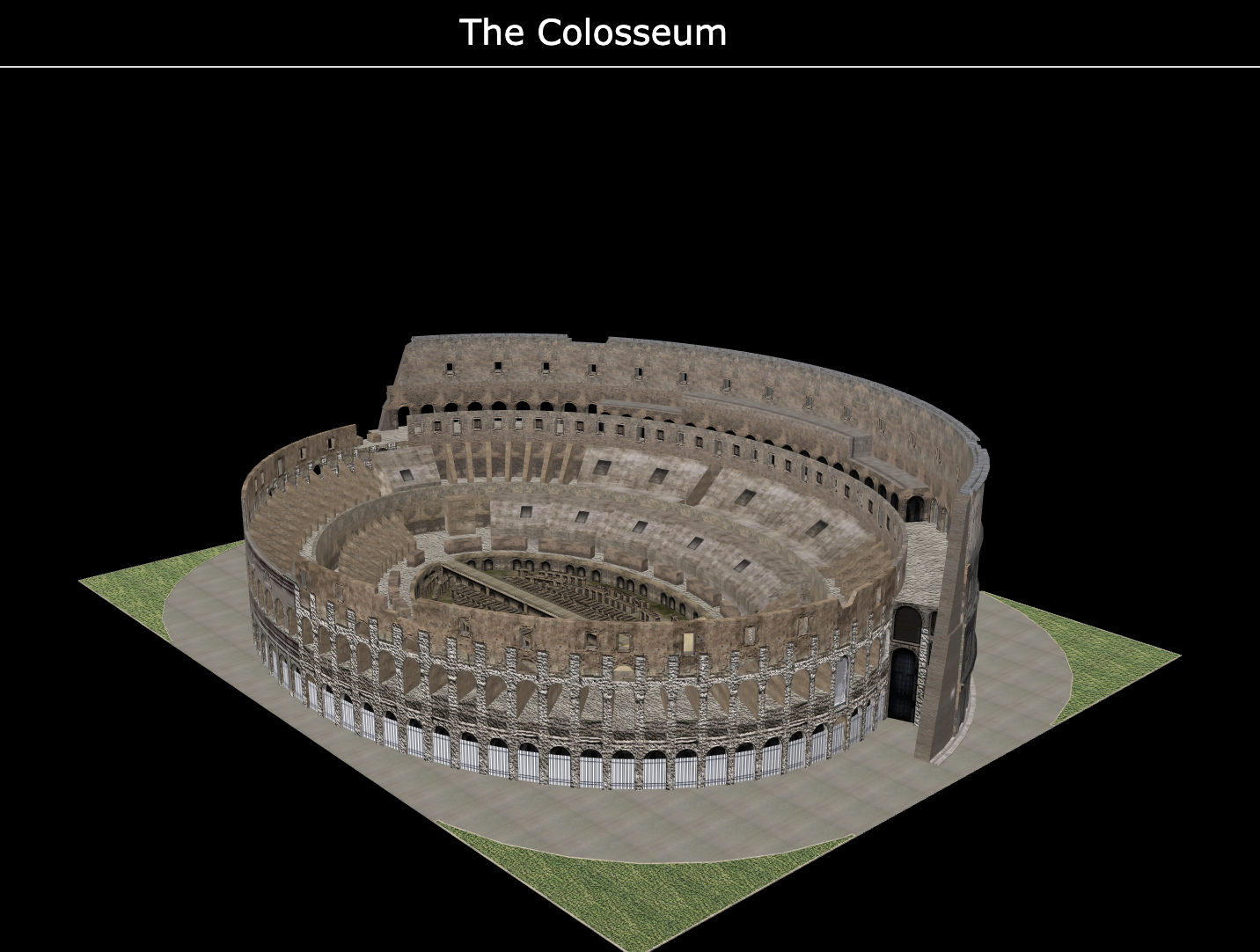 Virtual Field trip - 3D colloseum