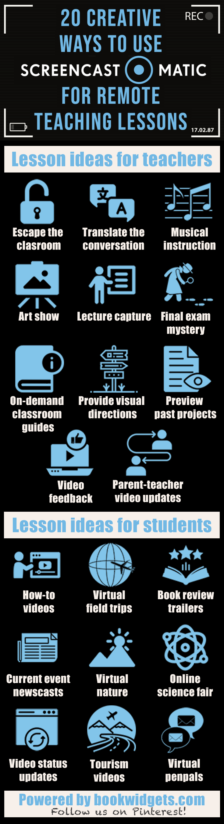 20 ways to use Screencast-O-Matic for remote teaching