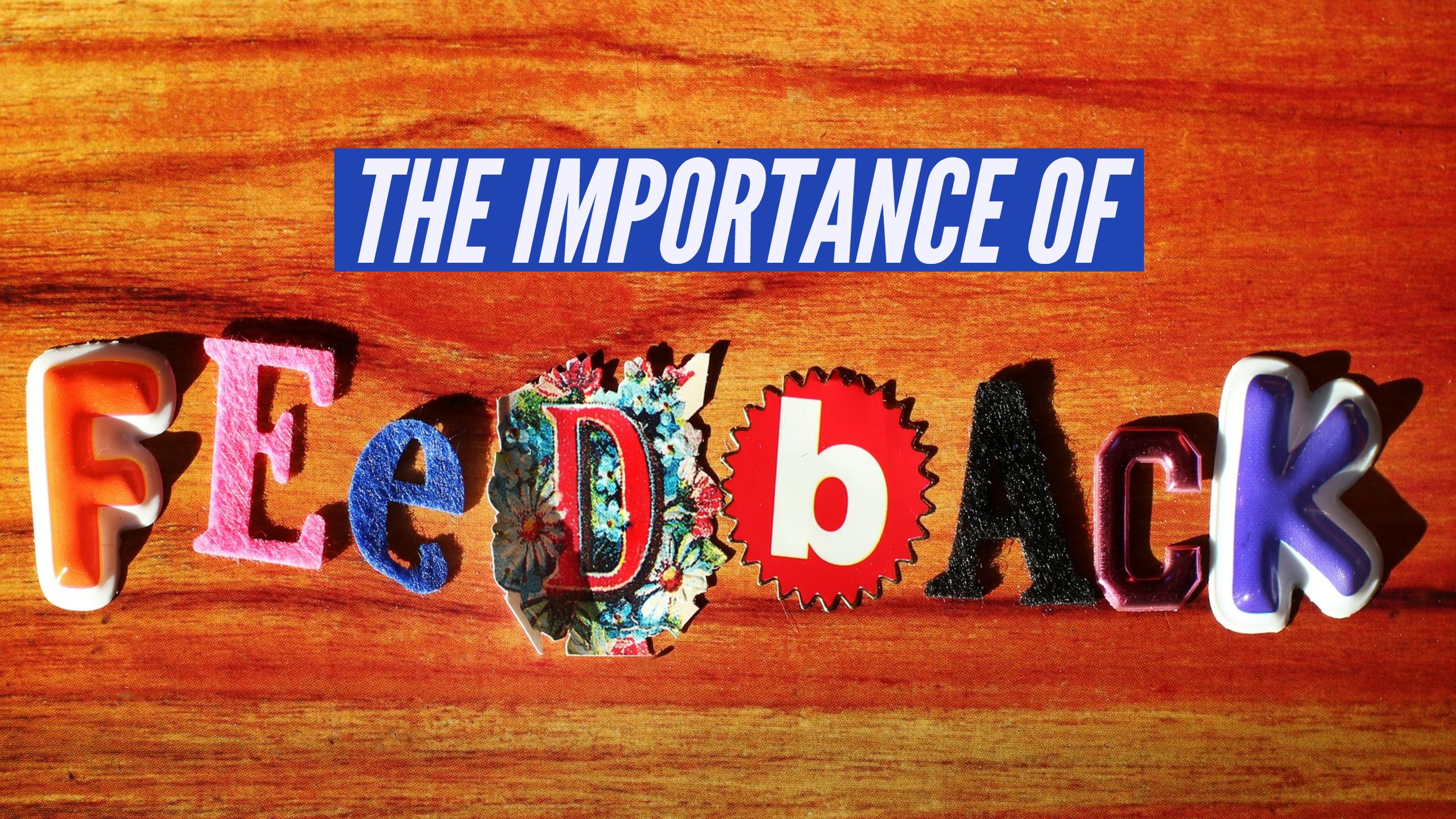The importance of feedback in formative assessment
