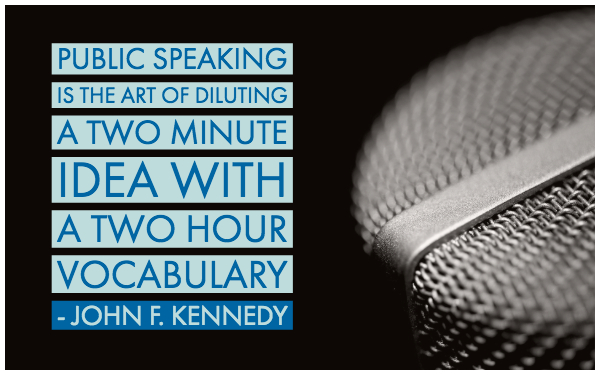 Quote teaching public speaking skills to students