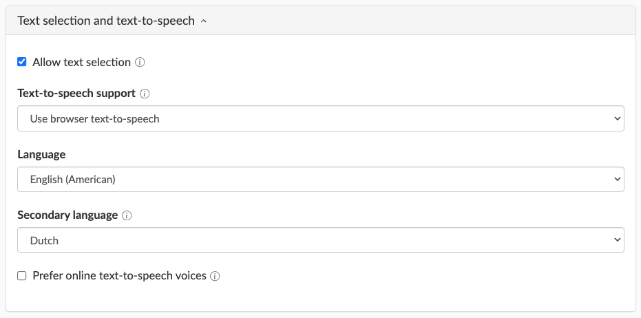 differentiate with BookWidgets - text-to-speech