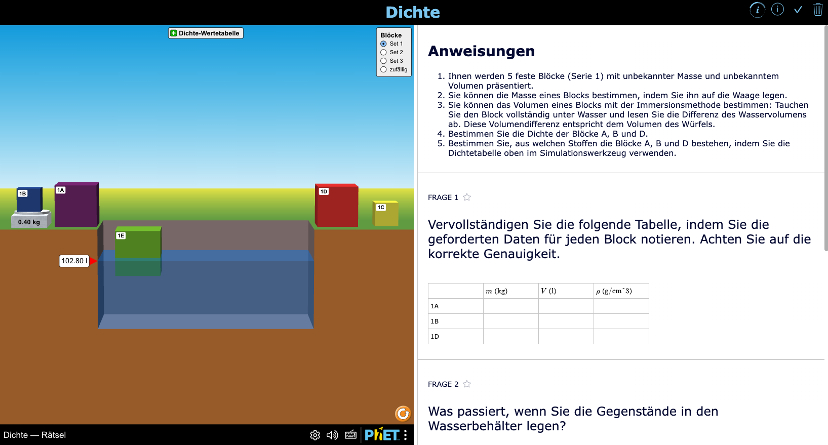 Dichte