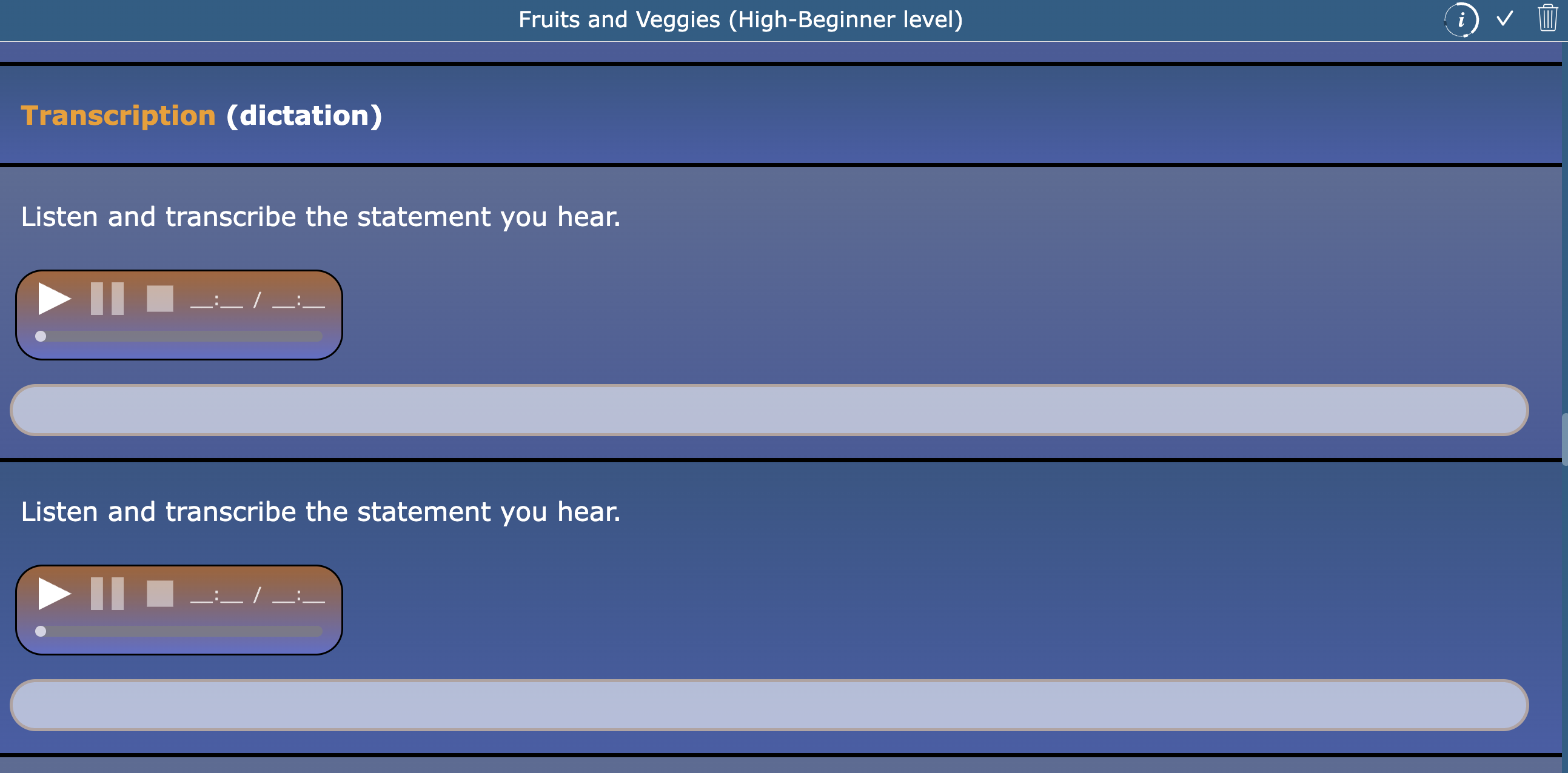 Fruits and vegetables quiz)