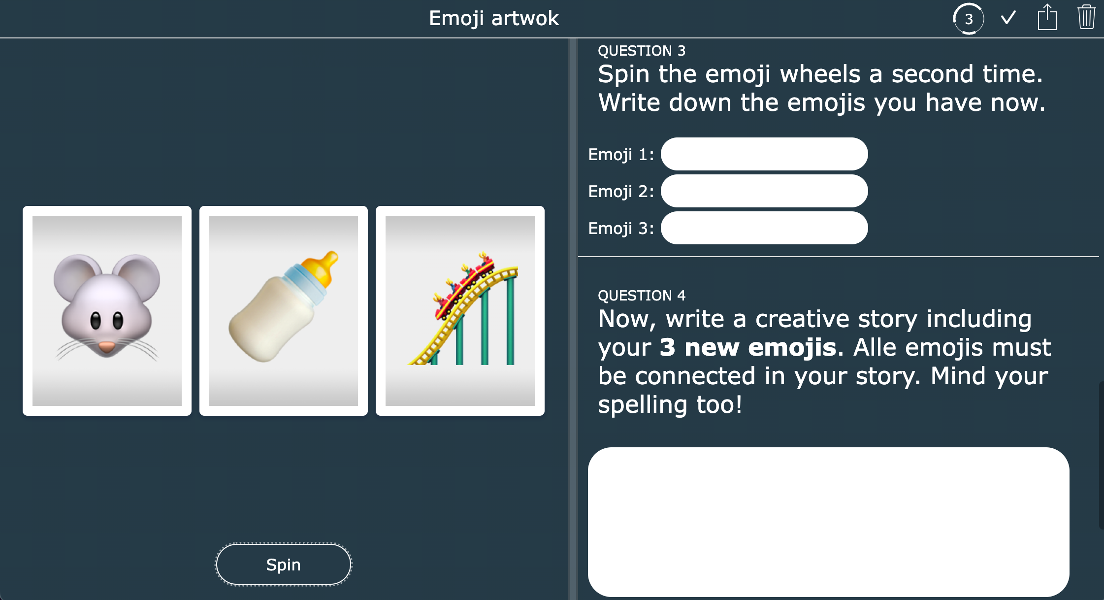 Emoji artwork lesson plan