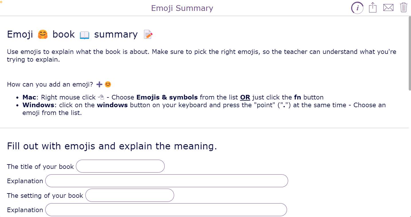 Using emojis in the classroom - Book summary