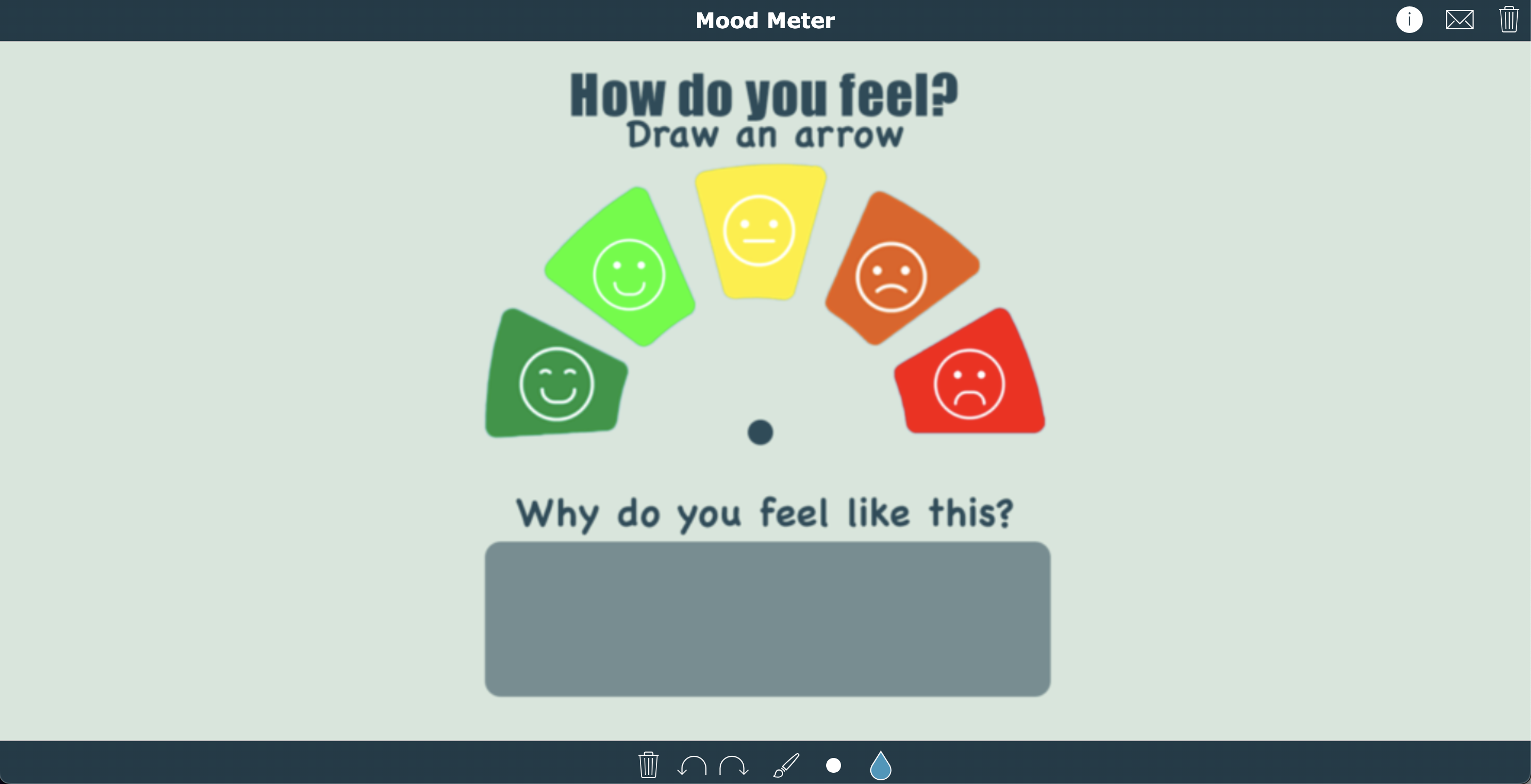 Mood meter to start the lesson