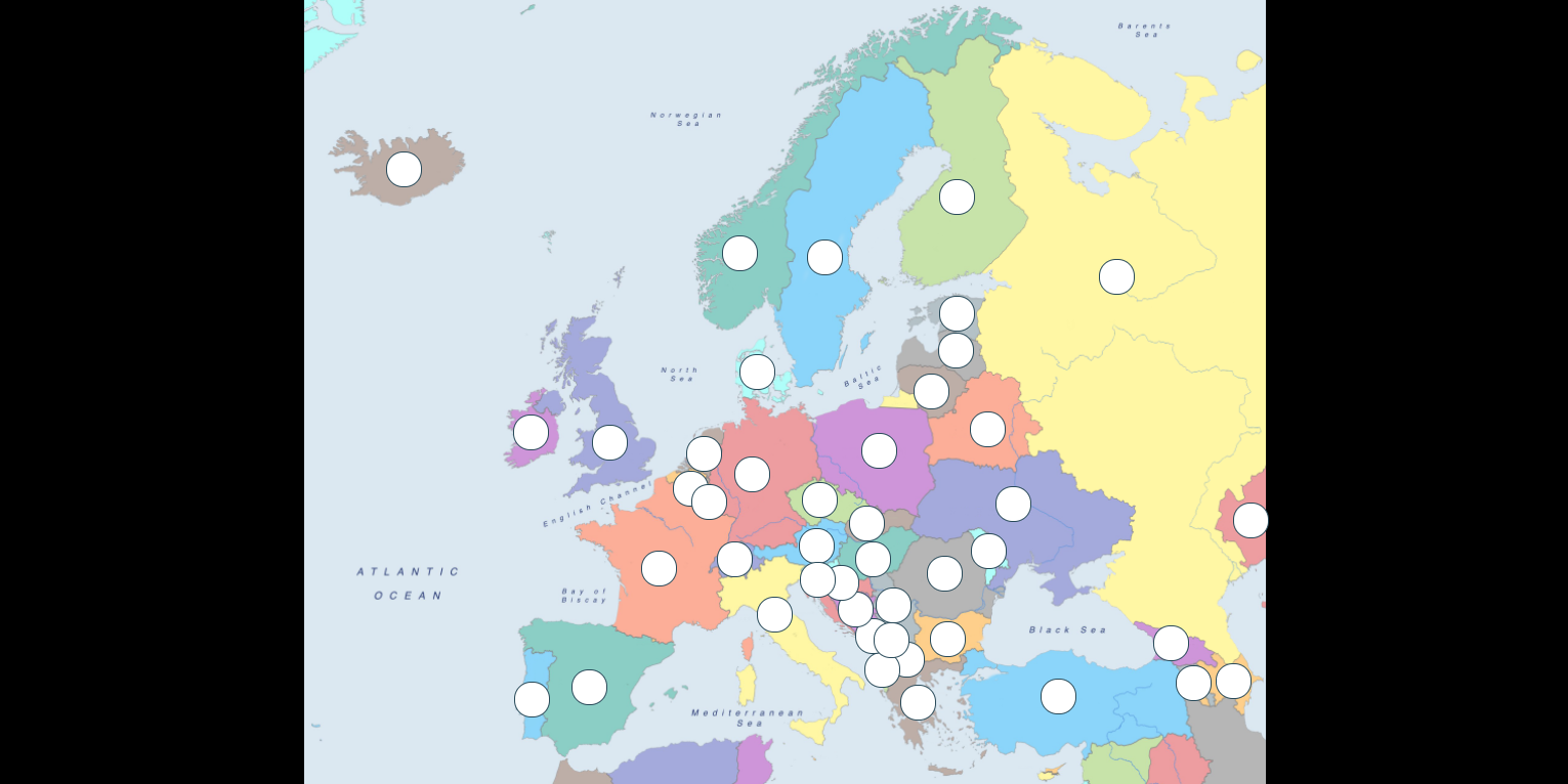 Map of Europe