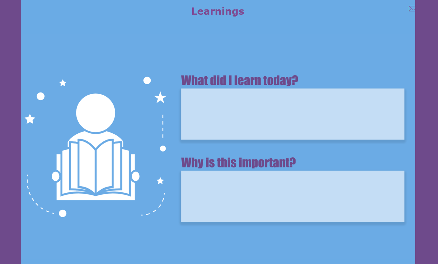 digital exit ticket - Learnings