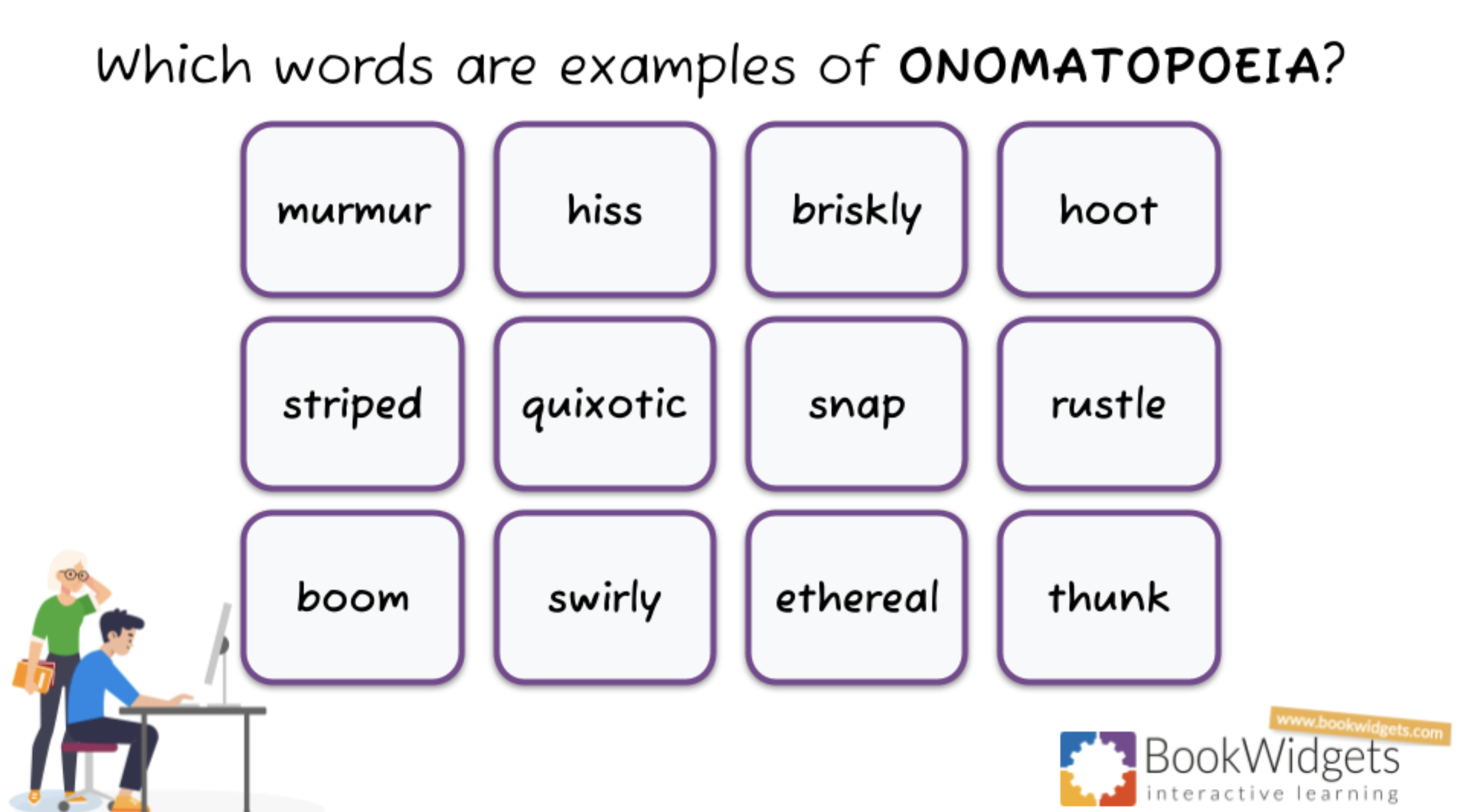 Onomatopoeia - Kindergarten activity