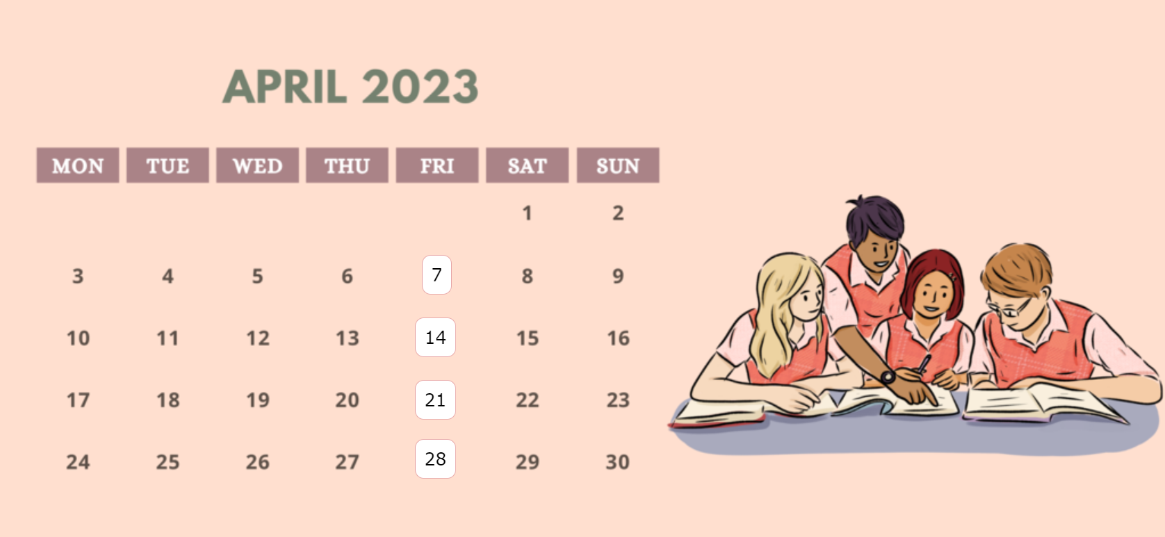 Surprise Calendar Hotspot Image