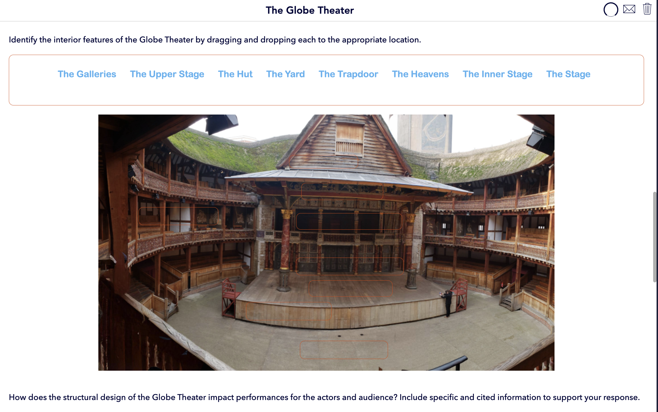 Globe Theater Digital Worksheet - Historical Context for Teaching Shakespeare