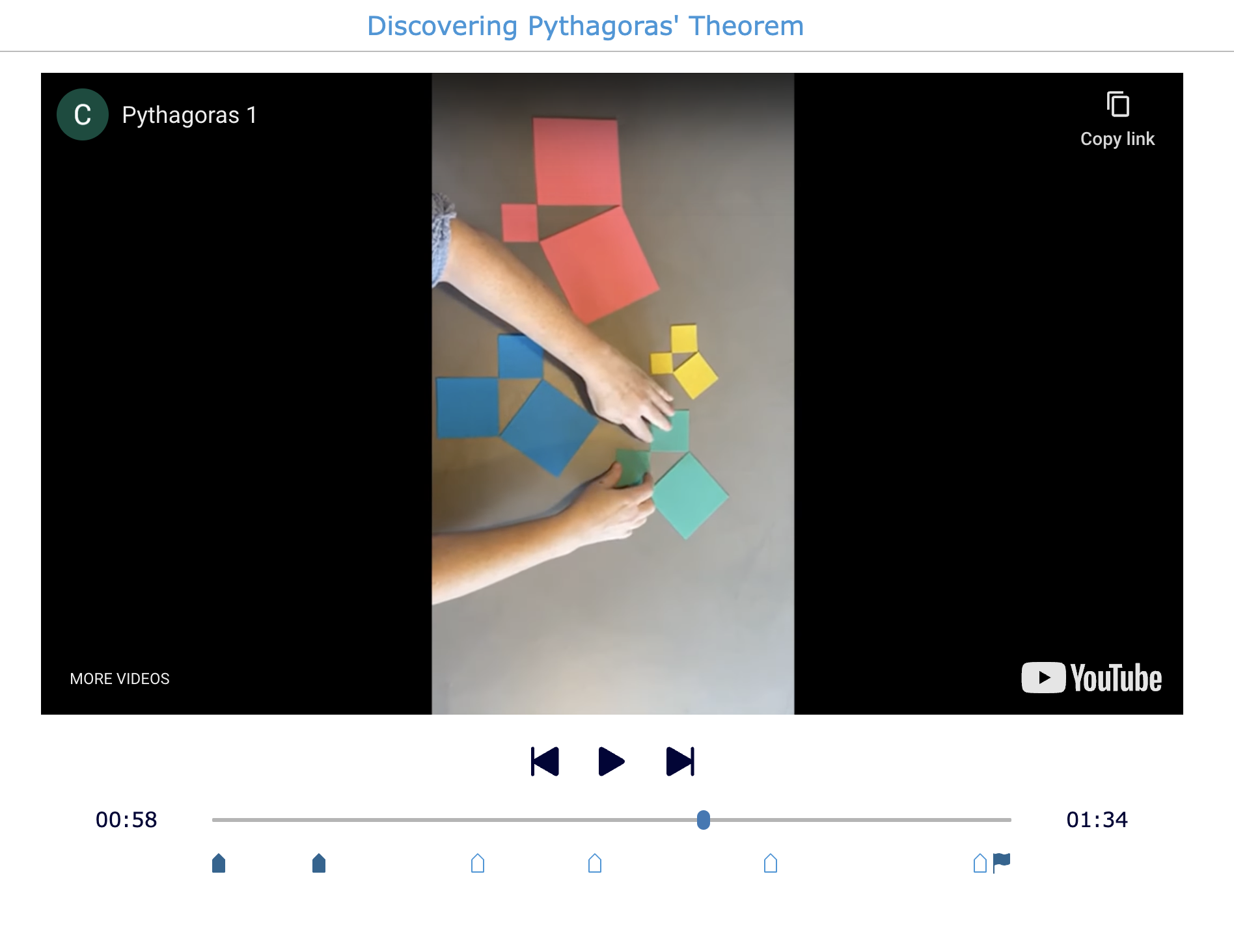 Video Quiz - The pythagoras’ theorem