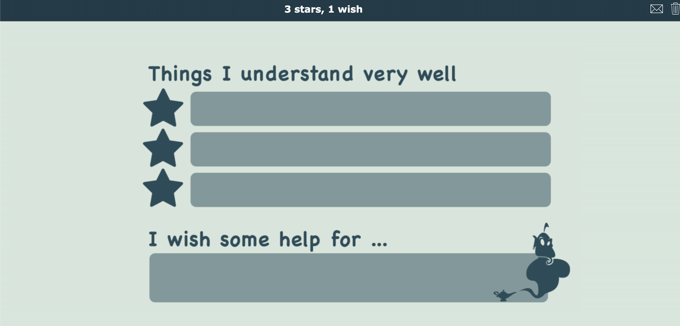 3 stars, one wish lesson activity