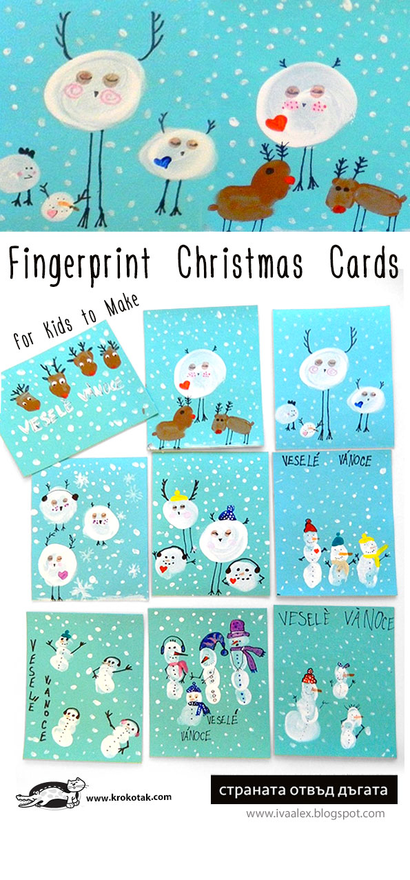 Self-made Christmas cards