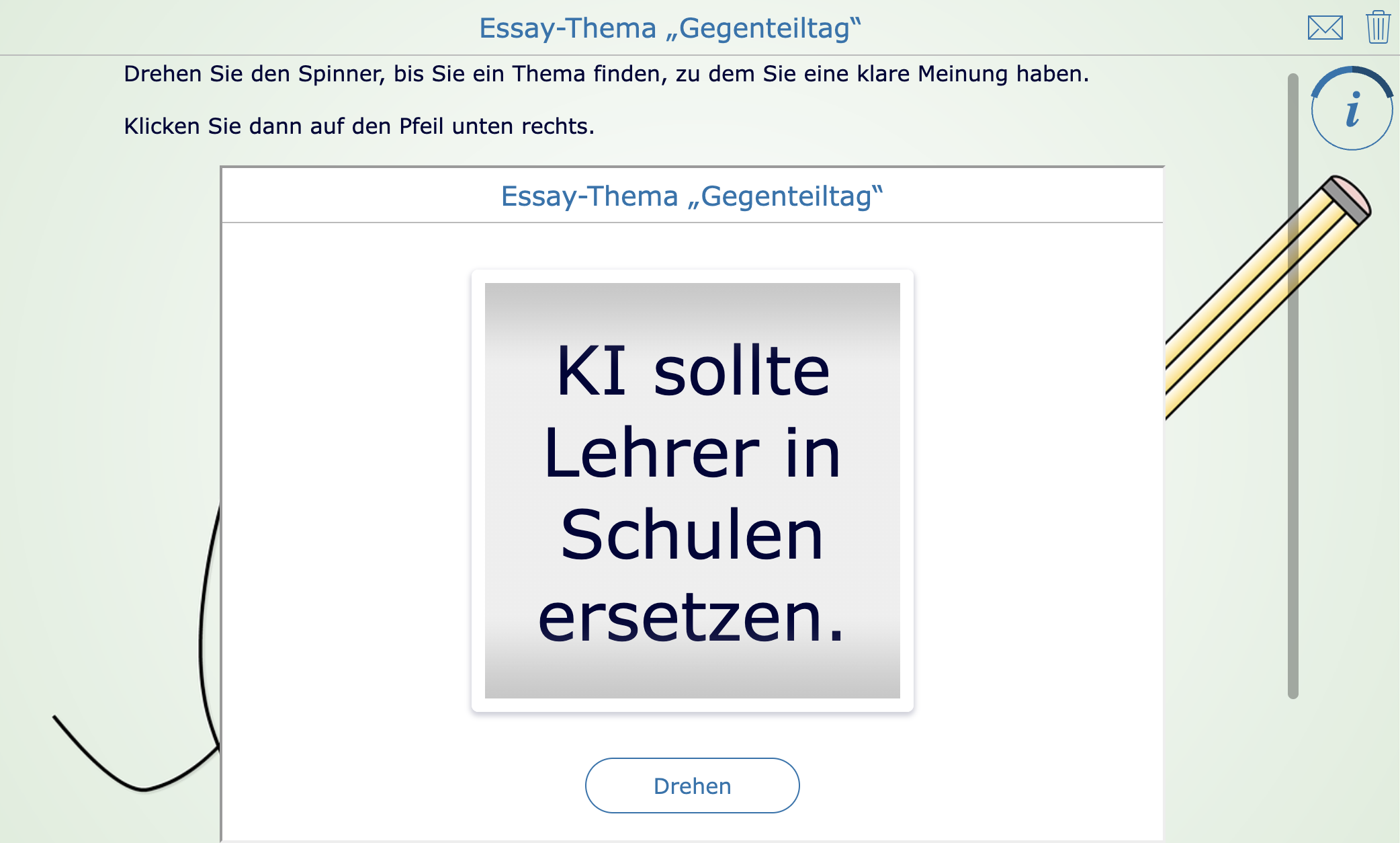 Aprilscherz – Aufsatzschreiben