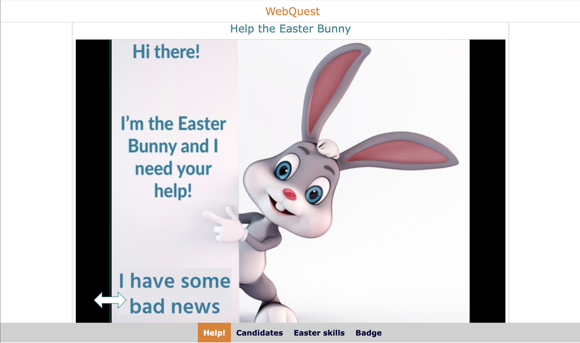 Webquest- easter