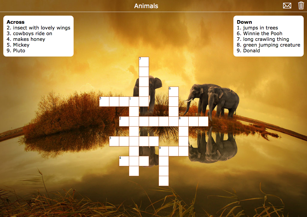 language test example crossword