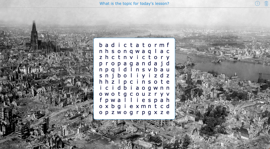 Word Search WWII