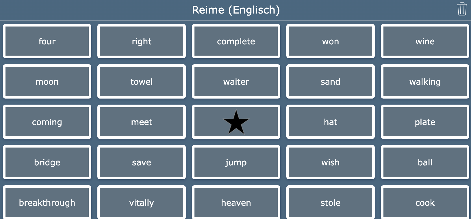 Reim-Bingo