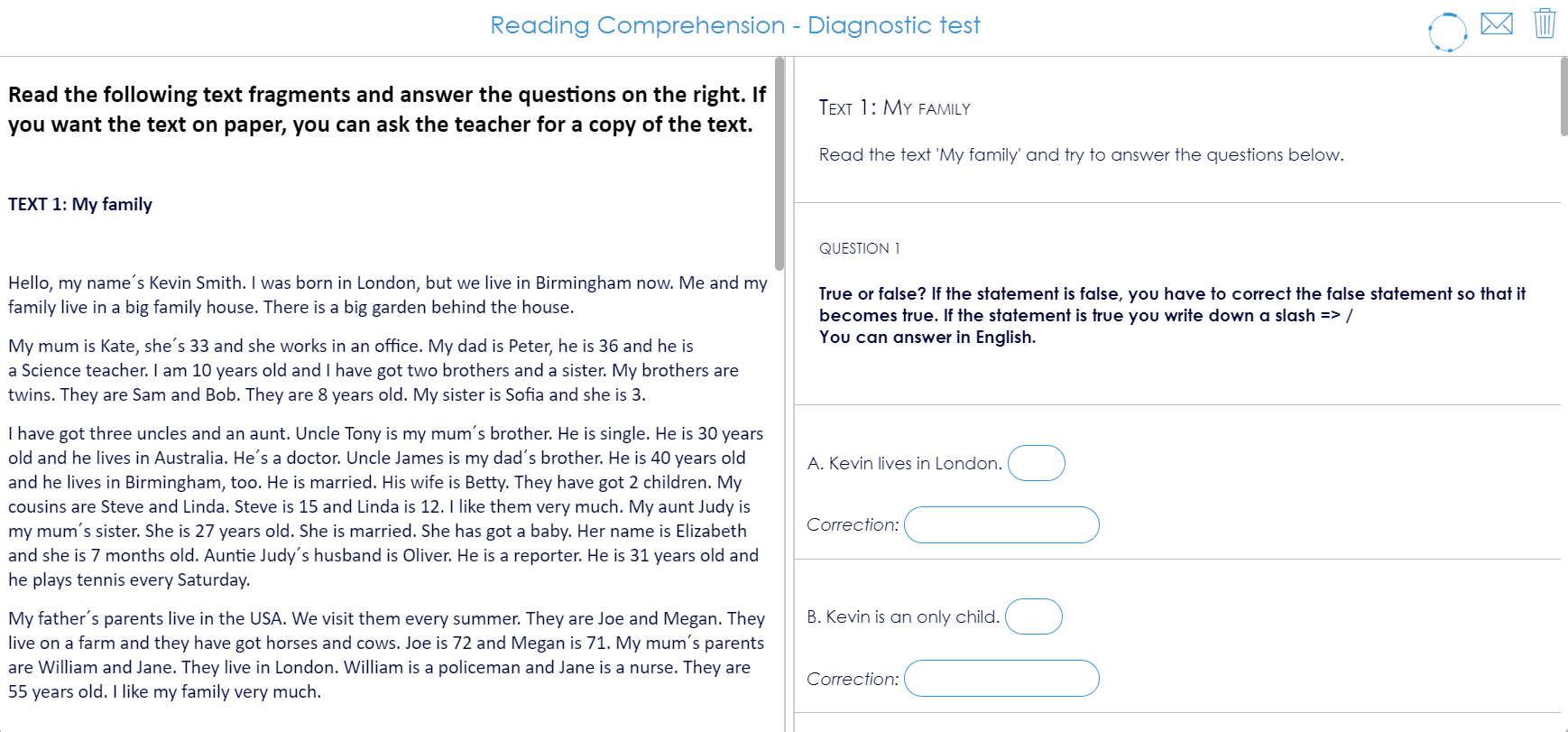 language test example