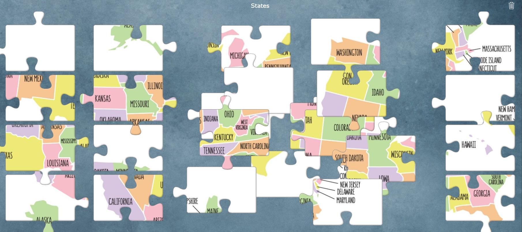 digital puzzle game for in the classroom